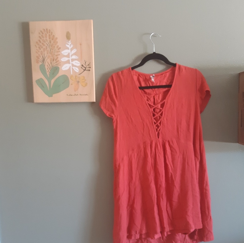 AMUSE SOCIETY tunic dress pink